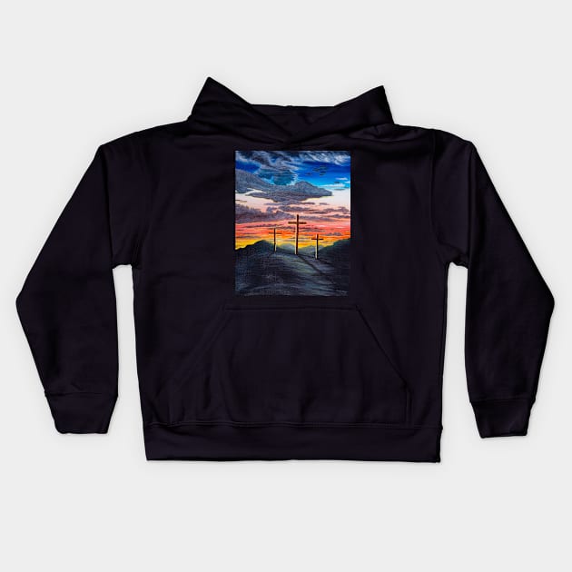 He is Risen Kids Hoodie by Matt Starr Fine Art